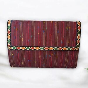 Mario Valentino Colorful embroidered striped handbag Crossbody Bag Shoulder Bag